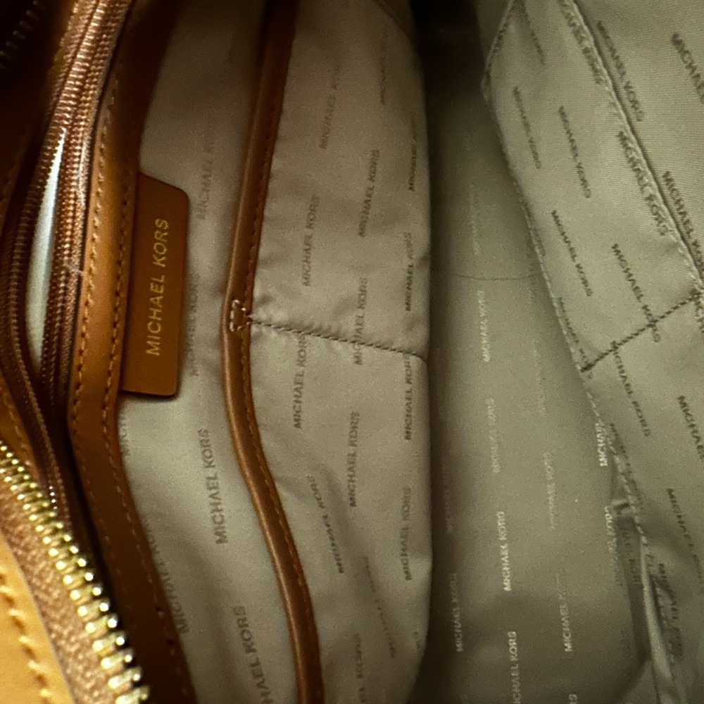 Michael Kors Tan Leather Tote - Picture 9 of 9